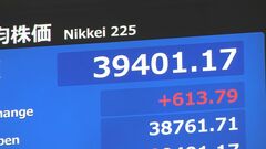 日経平均3万9400円台回復　600円以上値上がり| TBS CROSS DIG with Bloomberg