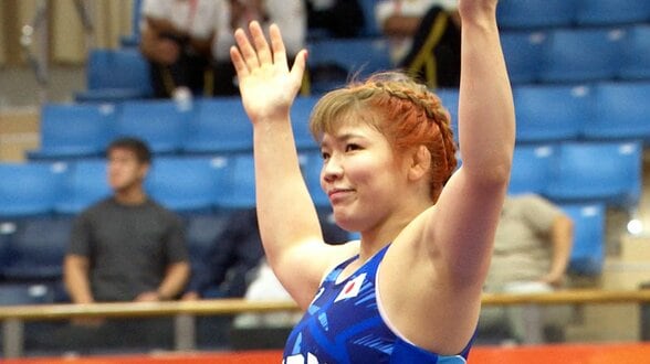 五輪女王・鏡優翔が金メダル!女子最重量級で浜口京子以来24年ぶりの頂点に【アジア大会・レスリング】|TBS NEWS DIG