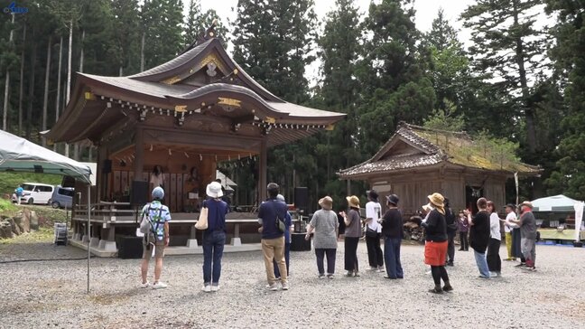 歴史ある神社の神楽殿を舞台にジャズ、ポップス、ラテン音楽などの音楽イベント　岩手・遠野市|TBS NEWS DIG