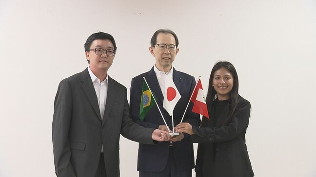 「福島の人は本当に優しい」ペルーとブラジルからの県費留学生が内堀知事訪問　福島|TBS NEWS DIG