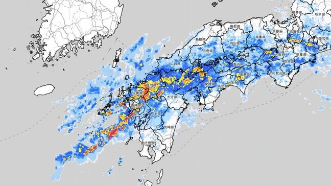 九州北部で大雨　福岡・佐賀・長崎・大分・熊本県で１０日夕方にかけて線状降水帯発生と大雨災害発生の可能性ありで警戒を　気象庁|TBS NEWS DIG