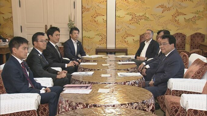 【速報】“ガソリン減税”めぐり与野党の実務者協議がスタート　「今年の早い時期」の廃止に向けて検討進めること確認|TBS NEWS DIG