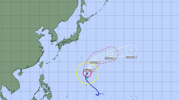 【台風情報】大型で強い台風4号(シンラコウ)　日本への影響は？  このあとの勢力と進路を詳しく　最大瞬間風速55メートル　今後の全国の天気を画像で　気象庁　　　|　山形のニュース│TUYテレビユー山形