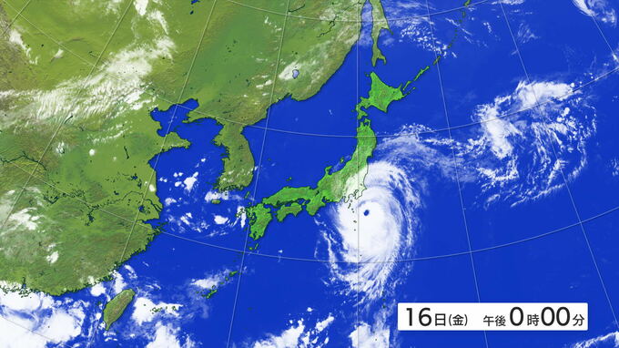 【台風情報】台風7号 関東直撃はなくとも発達続け「非常に強い勢力で接近」の進路予想に 東日本から北日本は暴風と大雨に厳重警戒を 雨と風シミュレーション　|　石川県のニュース｜MRO北陸放送