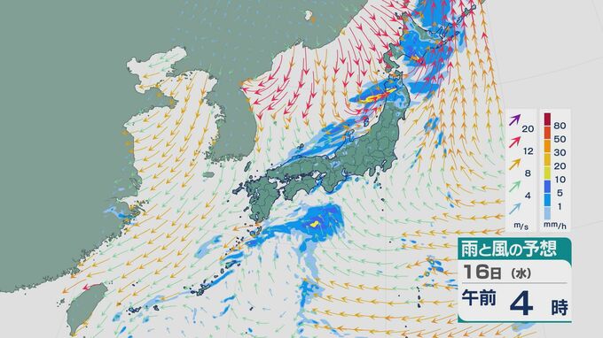 日中は「半そで」でいける⁉ 低気圧が日本海を東に進み西日本では雨に 16日にかけ日本海側では強まるところも 雨と風シミュレーション　|　石川県のニュース｜MRO北陸放送