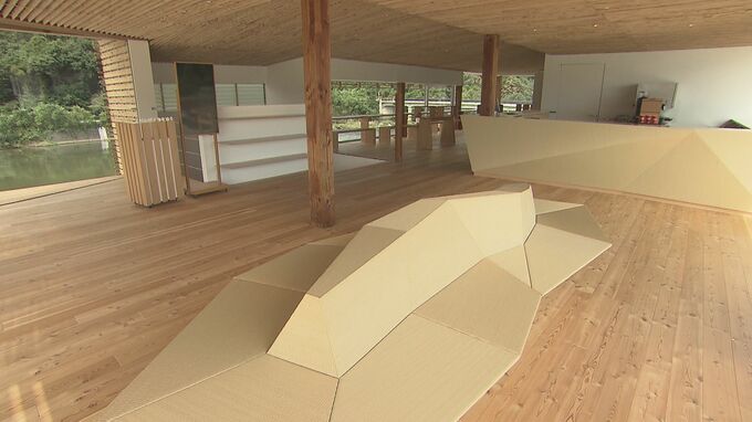 隈研吾氏がデザイン　村の名所・乙字ヶ滝近くに「乙な駅」28日オープン　福島・玉川村　|　福島のニュース│TUF