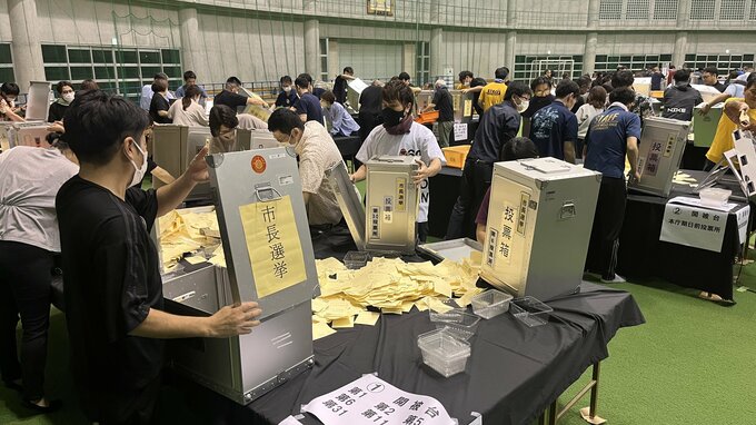 【投票率】最終53.88％で前回を1.6ポイント下回る　うるま市長選挙で開票はじまる　|　沖縄のニュース｜RBC 琉球放送