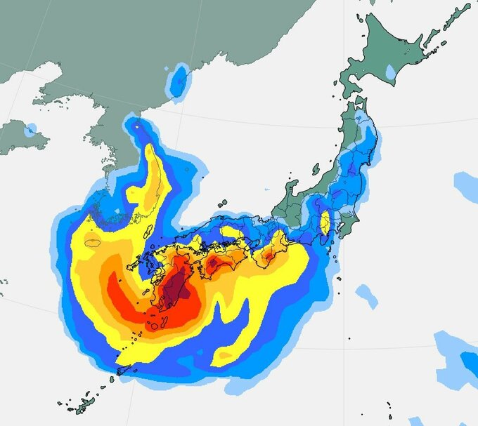 【台風情報】非常に強い台風13号（ドルフィン）　31日（金）には「猛烈な」勢力に　今後の進路は？勢力は？【8月9日（日）までの雨風シミュレーション】最大瞬間風速は80m/sも予想　（29日午後6時45分・気象庁発表）　|　SBC NEWS | 長野のニュース | SBC信越放送