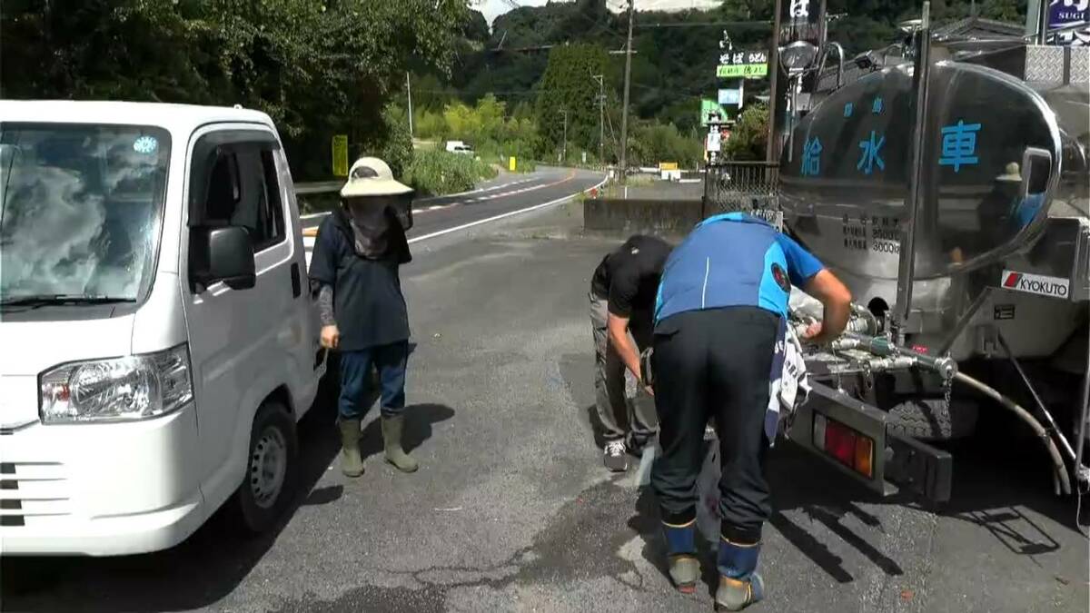 地震影響で水道水に「にごり」　霧島市など給水車が出動　鹿児島
