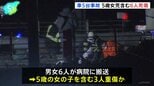 茨城・常磐道で5台からむ追突事故　男性1人死亡　5歳の女の子含む3人が重傷か　57歳の男を現行犯逮捕　茨城県警|TBS NEWS DIG