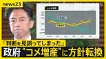 政府が「コメは不足」と主張を180度転換 石破総理は「コメ増産に舵を切る」と方針表明 備蓄米も売れず…価格も再び上昇【news23】|TBS NEWS DIG