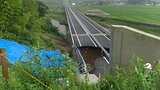 【山形大雨】陥没し通行止めの日本海東北自動車道 9日の午後3時を目途に規制を解除し対面通行へ 遊佐菅里IC~遊佐鳥海IC区間 | 山形のニュース│TUYテレビユー山形