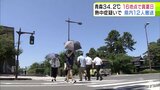 青森で今年一番の34.2℃ 16地点で「真夏日」9地点で「今年一番の暑さ」に 熱中症などで12人が病院搬送… 明日9日も“危険な暑さ”には十分注意を!|TBS NEWS DIG