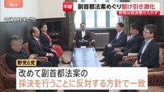 事実上の会期末 与党の譲歩も参院・野党6党は「副首都法案の採決反対」で一致　予算委・集中審議の開始見通し立たず| TBS CROSS DIG with Bloomberg