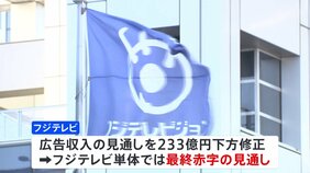 フジ・メディアHD&nbsp;通期の最終利益98億円の見通し　前期より7割以上減少|TBS NEWS DIG