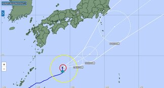 【台風情報】台風26号(スリゲ)日本の南を北東へ進む見込み 10月1日(木)に中心気圧996hPa、最大瞬間風速30m/sで伊豆諸島近海へ【雨と風の動きシミュレーション】 | 富山のニュース|天気・防災|チューリップテレビ