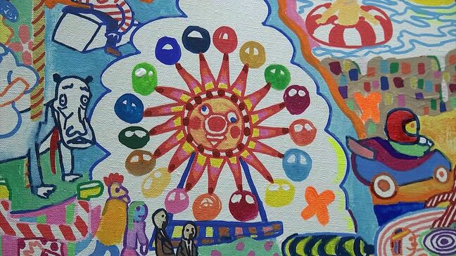 障害のある人が制作したアート作品の展示会 ”ハッピースマイルアート展”　三井ガーデンホテル岡山で6月30日まで【岡山】|TBS NEWS DIG