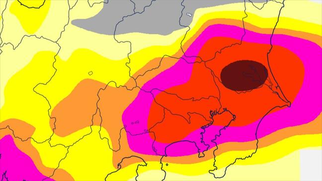 【関東甲信】所々で積乱雲が発達し、雷を伴い激しい雨　引き続き19日夕方にかけ大気が非常に不安定【雨と風のシミュレーション・発雷確率】|TBS NEWS DIG
