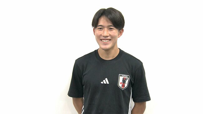 サッカー日本代表、初招集の18歳MF 佐藤龍之介「ひとつひとつ無駄にせずやっていきたい」|TBS NEWS DIG