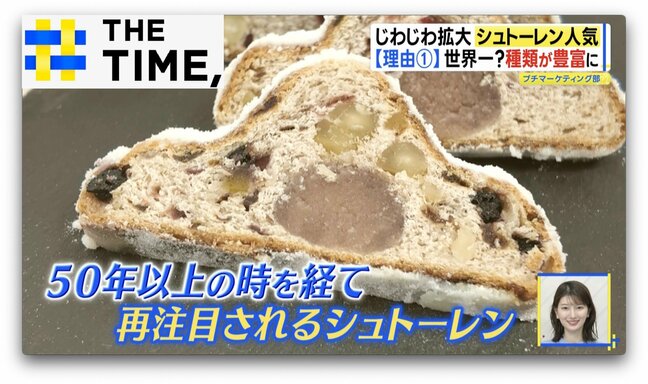 ドイツのクリスマス菓子「シュトーレン」がブームになる“3つの理由”とは？【THE TIME,】|TBS NEWS DIG