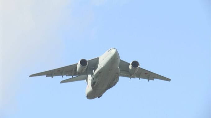 鳥取県の美保基地　イスラエルからの邦人退避に備えC2輸送機出発　|　BSSニュース | BSS山陰放送