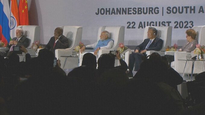 BRICS首脳会議が開幕　新加盟の受け入れ議論　ロシア・プーチン大統領はビデオメッセージで参加|TBS NEWS DIG