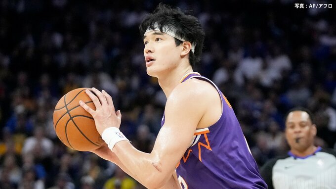 サンズ渡邊雄太 3ポイントシュートで今季初得点 試合は接戦制し108－104で開幕白星【NBA開幕】|TBS NEWS DIG