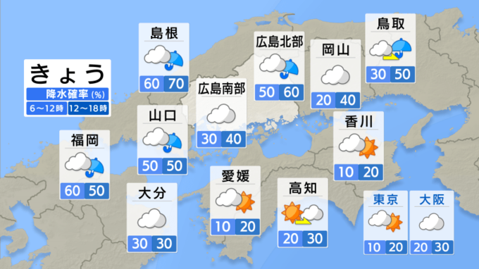 【きょう7/19(金) 広島天気】暑さと雷雨に注意　大気の状態が非常に不安定|TBS NEWS DIG