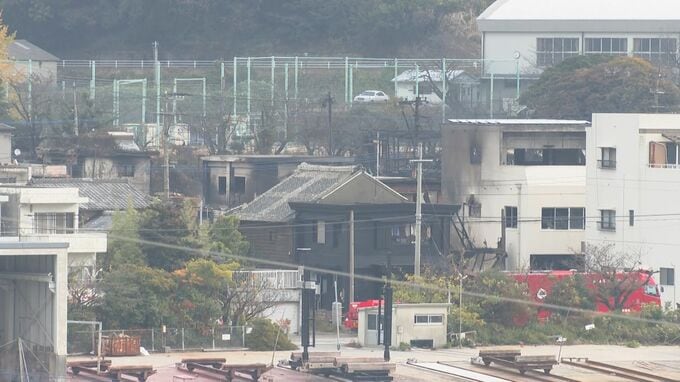 大分市佐賀関大規模火災　鎮火の見通しもドローン熱源調査は強風で延期　|　大分のニュース｜OBS NEWS｜大分放送