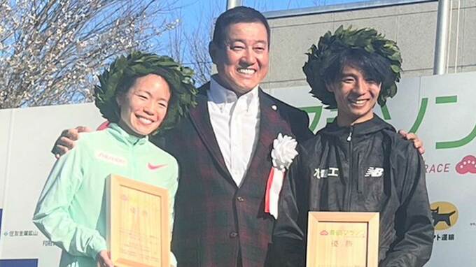 “仮想パリ五輪”の30㎞ロードレースで日本代表の赤﨑暁と一山麻緒が独走V！【青梅マラソン】|TBS NEWS DIG