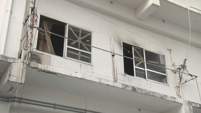 火元に住む男性(64)が死亡　アパート一室半焼する火事　名護市|TBS NEWS DIG