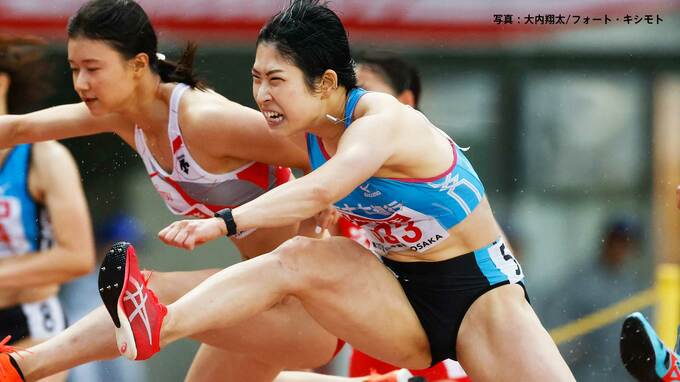 女子100ｍハードル 青木益未が0.01秒差で優勝！日本選手権Vの寺田が2位、日本記録保持者の福部が3位【布勢スプリント】|TBS NEWS DIG