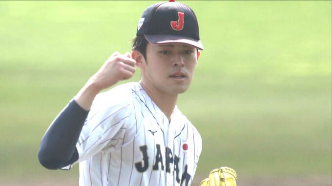 侍ジャパン初陣!佐々木朗希2回26球、1安打3奪三振「甲斐さんに助けられた」柳田、栗原を最速162キロで空振り三振【強化試合】|TBS NEWS DIG
