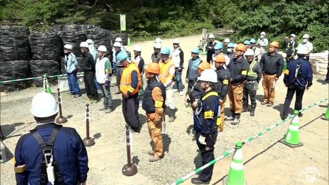 7月からの「全国安全週間」まえに労働局などが『弘前城本丸』の石垣修理現場をパトロール　青森県弘前市　|　青森のニュース│ATV NEWS│青森テレビ