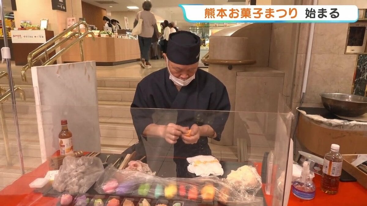 漱石も絶賛の和菓子祭りが熊本で開催中