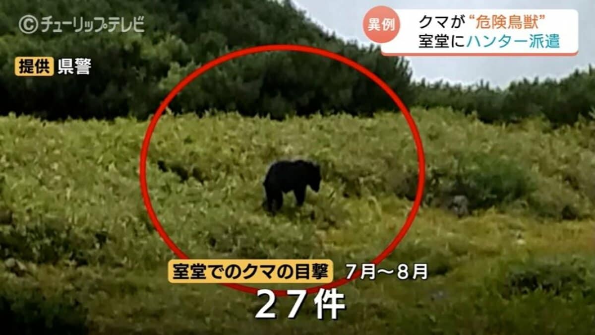 北アルプス立山室堂でクマ目撃27件 “みくりが池” にも…山岳警備隊の