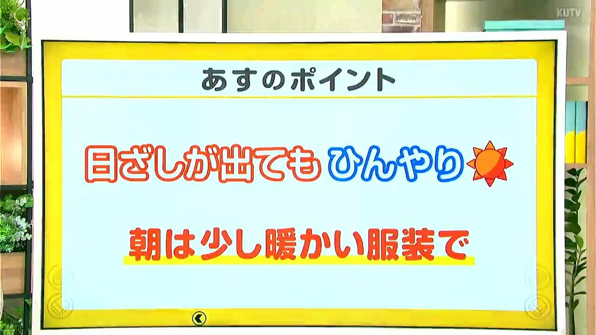 高知の天気　８日　広く晴れ　空気の乾燥に注意　山岸拓気象予報士が解説