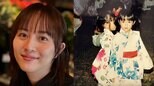 【 比嘉愛未 】　「真っ直ぐに見つめる5才の私」幼少期の青い花柄と赤い帯の浴衣姿を公開　当時の素直な眼差しに自身も感慨|TBS NEWS DIG
