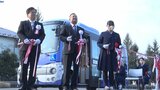 利用する高校生も参加 廃止路線の代替バス出発式 岩手・奥州市|TBS NEWS DIG