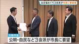 【大阪都構想】『法定協』参加めぐり市議会３会派が要望書提出　公明、自民などが「住民投票と統一地方選の同日実施しないこと」要望→横山市長「受け入れることはできない」　|　MBSニュース | 関西の最新ニュースを分かりやすく。