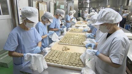 秋の味覚“栗きんとん”製造開始 店頭では1つ291円で販売 来月から愛知