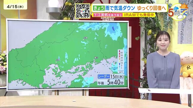 【あす4/16(木)広島天気 】安定して晴れる 貴重な洗濯外干しチャンス 乾燥・花粉・強風に注意|TBS NEWS DIG