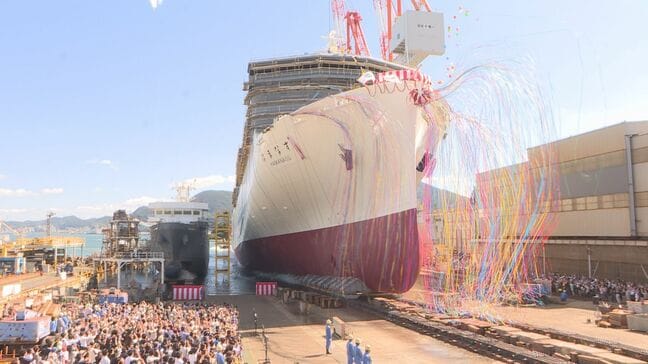 ペット同伴・露天風呂も　大型フェリー「はまなす」進水式　26年6月京都舞鶴-北海道小樽就航予定　山口・下関|TBS NEWS DIG