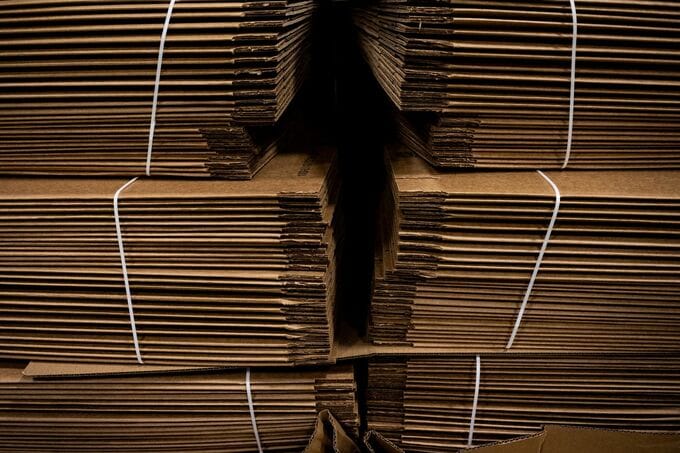 米年末商戦に暗雲、段ボール箱の出荷量が低迷－消費財需要の先行指標