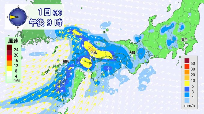 【まとまった雨の可能性】週後半は梅雨前線が北上し停滞　雨の日が続く　まとまった雨の可能性　※雨と風のシミュレーション|TBS NEWS DIG