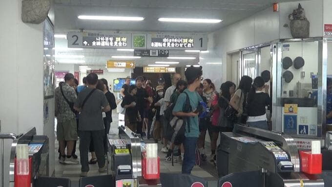 “飛来物”は布団カバー　沖縄都市モノレールが約50分間 全線運行停止|TBS NEWS DIG