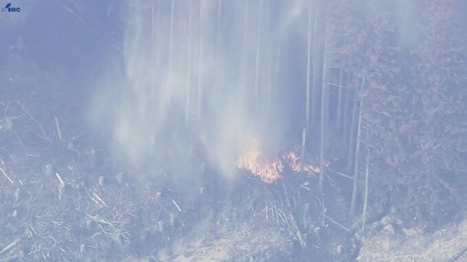 【山火事】大船渡市の山林火災　延焼続く　空中からの消火活動を強化　岩手|TBS NEWS DIG