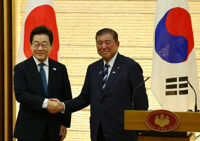 退任間近の石破首相が韓国訪問、李大統領と2国間協力強化で合意