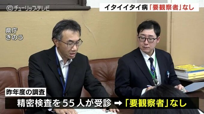 神通川流域の「イタイイタイ病」健康調査…新たな該当者なし　存命の認定患者いない中、県は検診呼びかけ　富山　|　富山のニュース｜天気・防災｜チューリップテレビ