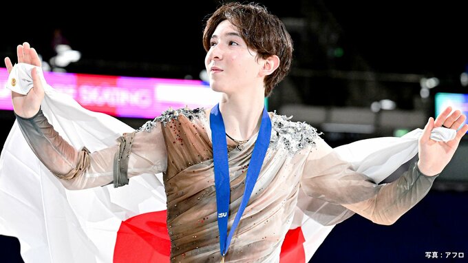 中田璃士が日本勢男子初の世界ジュニア連覇、完璧4回転サルコウで驚異の出来栄え＋4.30　西野太翔が3位【フィギュア】|TBS NEWS DIG
